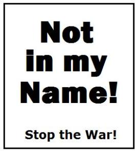 Rogue governments act without consent of the people. Stop the war and bring troops home.