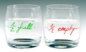 Is the glass half full or half empty?