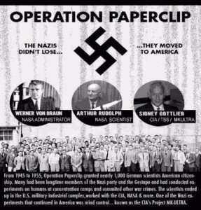 NASA Run by Nazis from operation PAPERCLIP