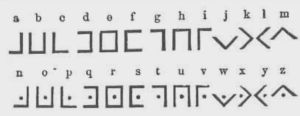 Masonic alphabet