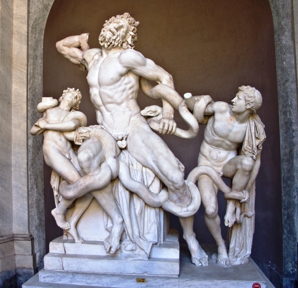 Laocoön and his Sons in the Vatican which is among the works under the care of the Pontifical Commission for the Cultural Heritage of the Church